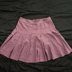 Pleated mini skirt